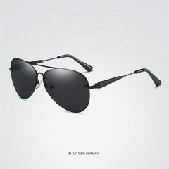 Men's Polarized Rimless Sunglasses UV400 Protection
