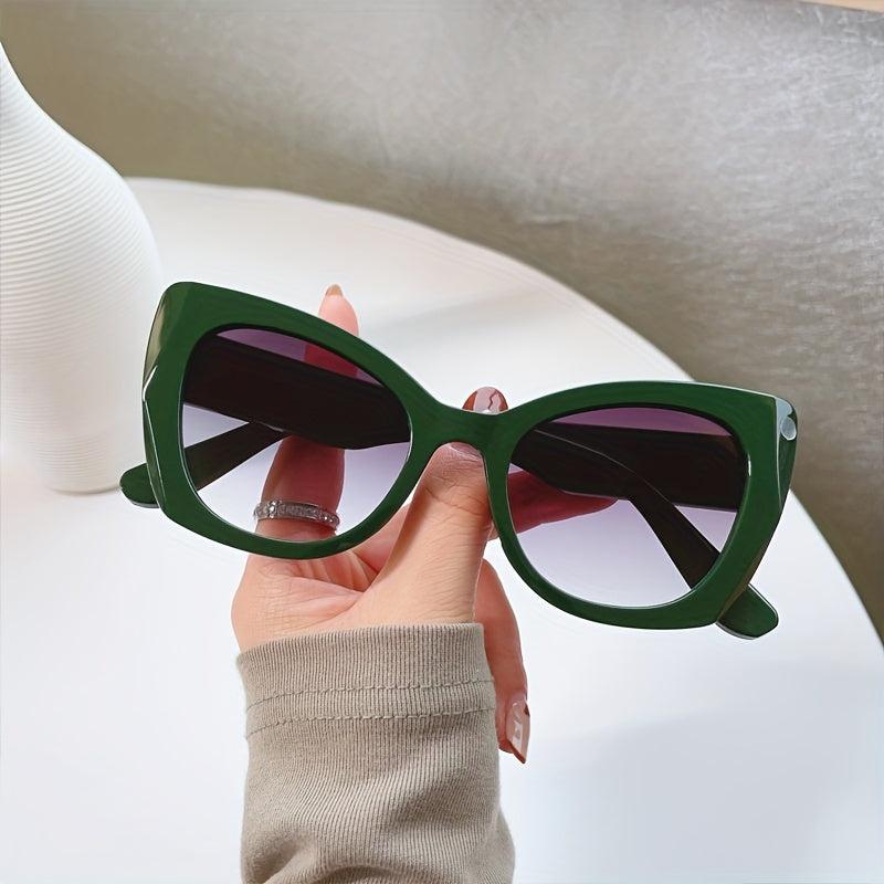 Cat Eye Vintage Ladies Oversize Sunglasses Women Sun Protection Lenses