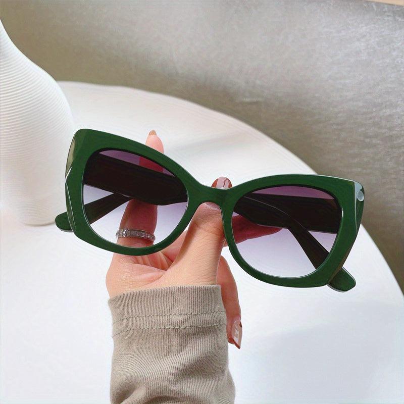 Cat Eye Vintage Ladies Oversize Sunglasses Women Sun Protection Lenses