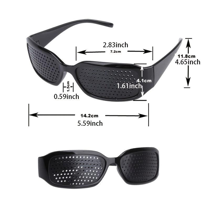 Myopia Glasses For Men Women Diopters Exercise Eyesight Pin Hole Reading Glasses