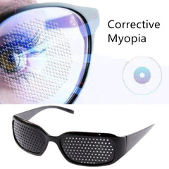 Myopia Glasses For Men Women Diopters Exercise Eyesight Pin Hole Reading Glasses