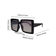 Oversized Square Sunglass Men Women Sun Glasses Eyewear Shades