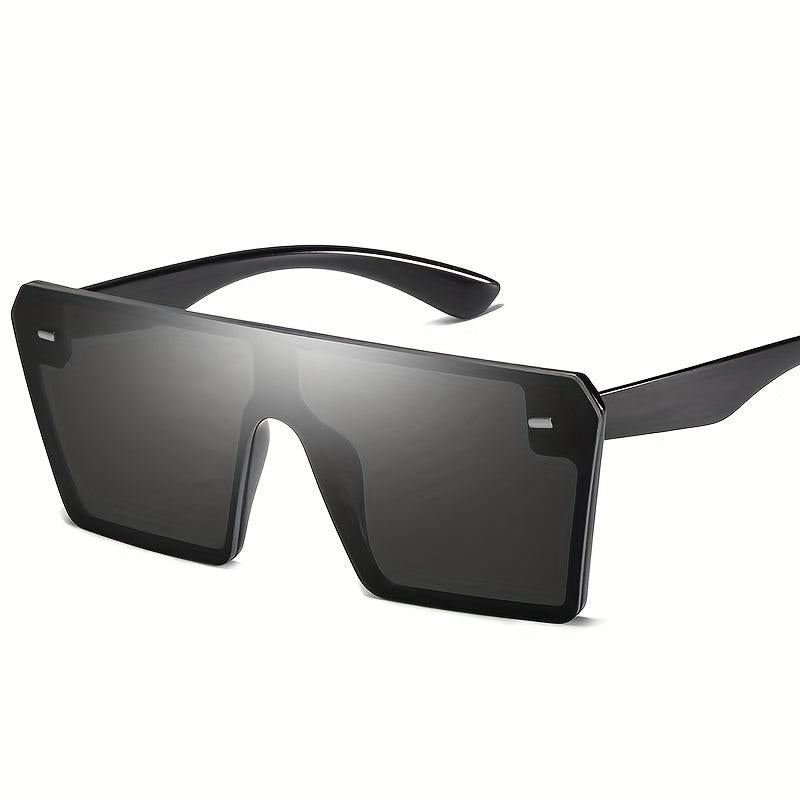 Vintage Square Flat Top Sunglasses UV Protection