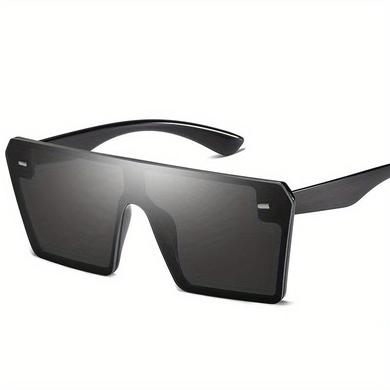 Vintage Square Flat Top Sunglasses UV Protection