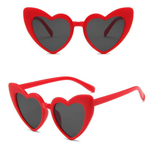 Heart Sunglasses Retro Clout Goggles UV Protection