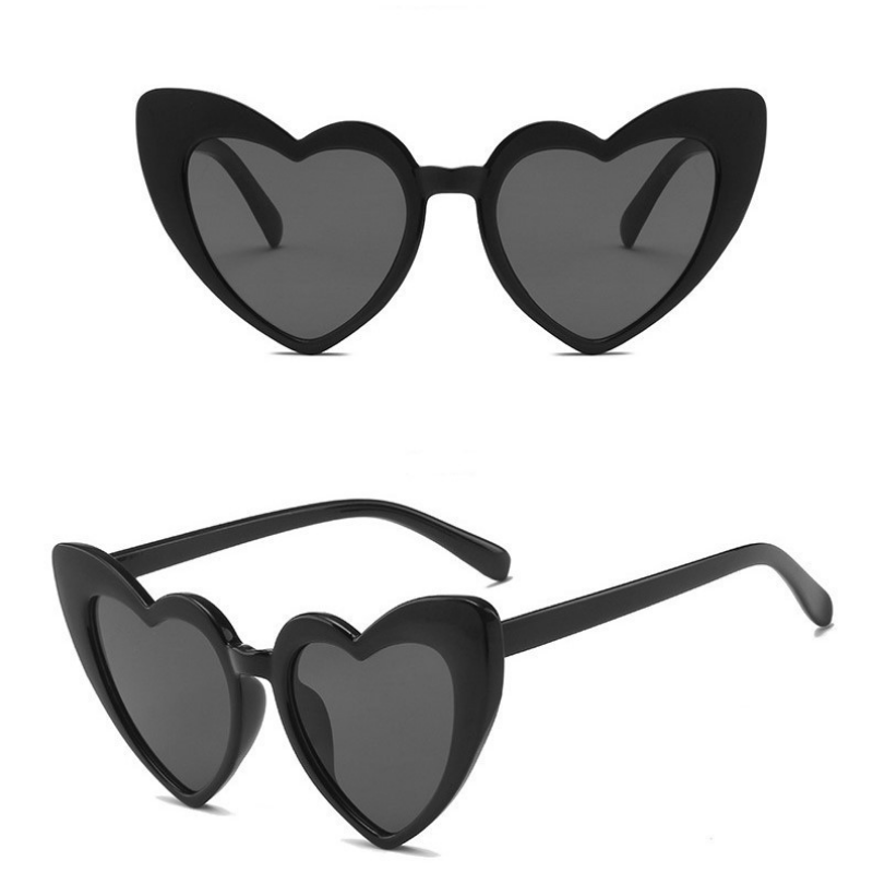 Heart Sunglasses Retro Clout Goggles UV Protection