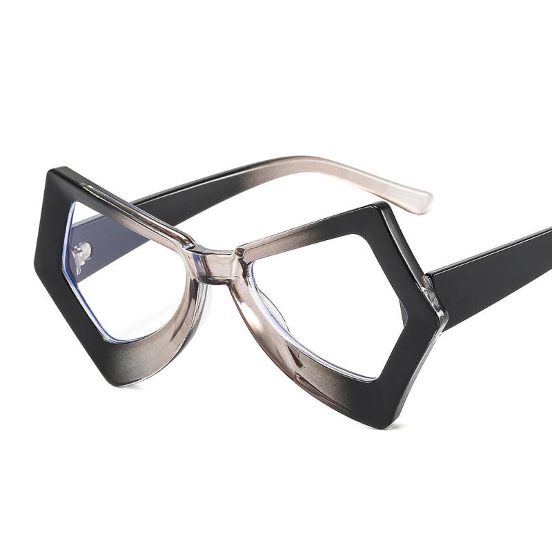 Vintage Polygon Butterfly Cat Eye Eyeglass Frames For Women