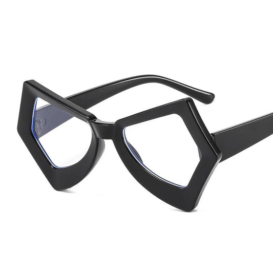 Vintage Polygon Butterfly Cat Eye Eyeglass Frames For Women