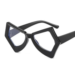 Vintage Polygon Butterfly Cat Eye Eyeglass Frames For Women