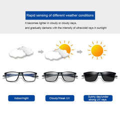 TR90 Sport Multifocal Glasses Ultralight Photochromic Presbyopia Eyeglasses