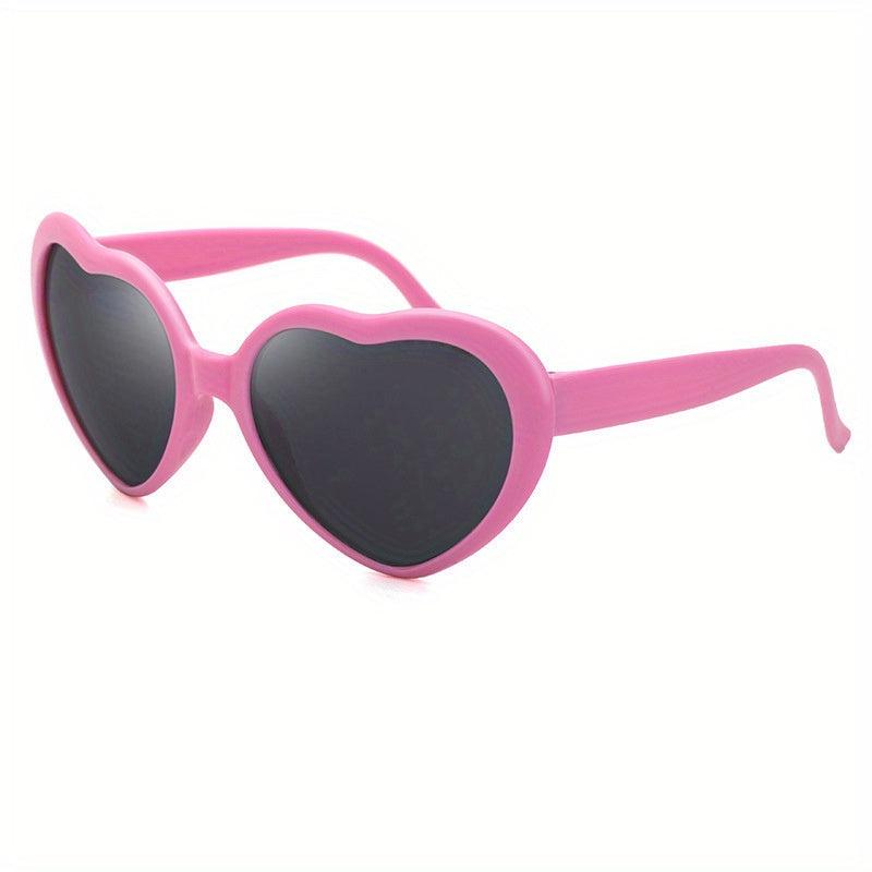 Heart Sunglasses For Women Men Block Heart Effect Glasses Y2K