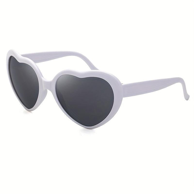 Heart Sunglasses For Women Men Block Heart Effect Glasses Y2K