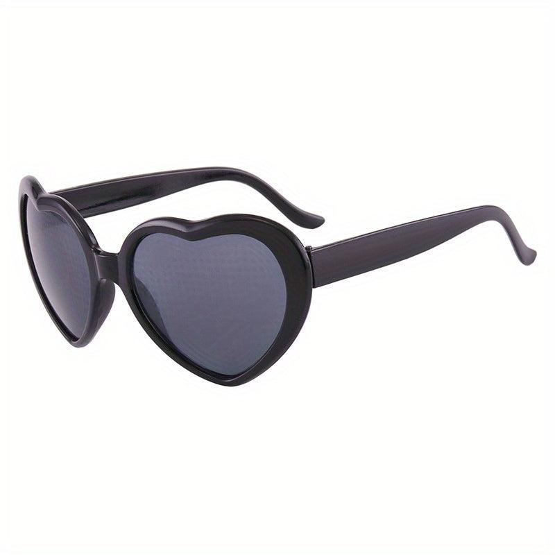 Heart Sunglasses For Women Men Block Heart Effect Glasses Y2K