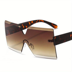 Oversized Gradient Sunglasses UV400 Beach Party Club