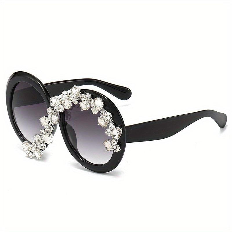 Rhinestone Cat Eye Sunglasses Vintage Sparkling Party Eyewear