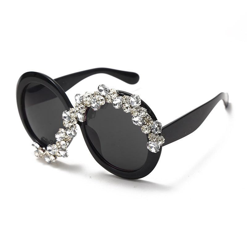Rhinestone Cat Eye Sunglasses Vintage Sparkling Party Eyewear