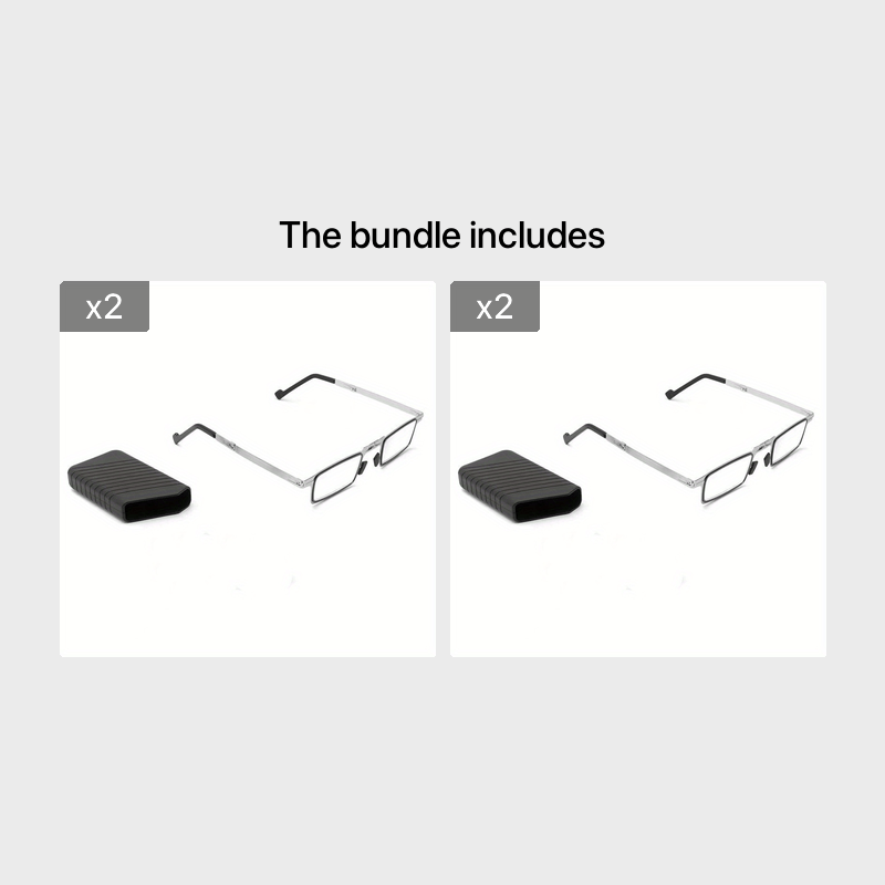 Ultra Light Folding Portable Anti Light Reading Glasses