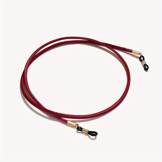 Leather Glasses Lanyard Eyewear Chain Sunglasses Holder