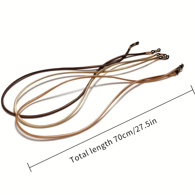Leather Glasses Lanyard Eyewear Chain Sunglasses Holder