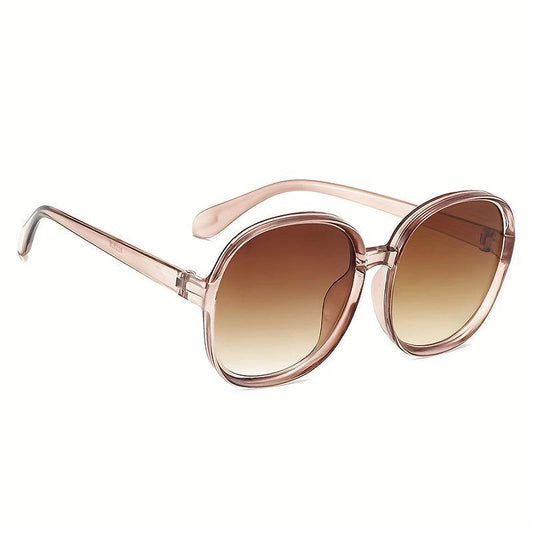 Oversized Round Sunglasses Gradient Glasses for Driving Beach Party UV400