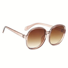 Oversized Round Sunglasses Gradient Glasses for Driving Beach Party UV400