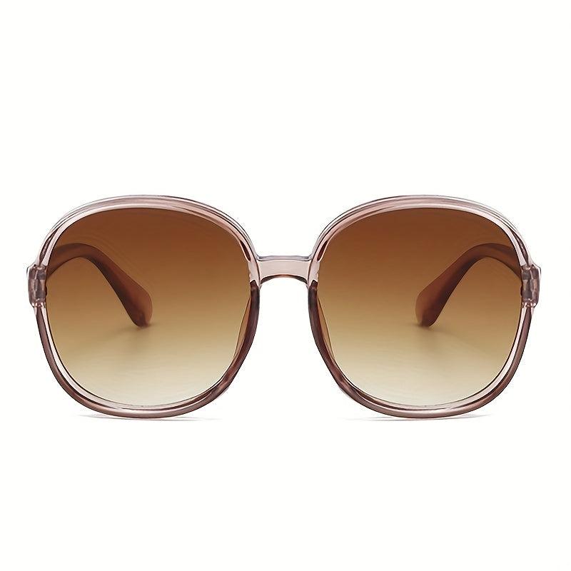 Oversized Round Sunglasses Gradient Glasses for Driving Beach Party UV400