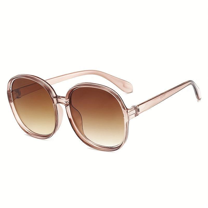 Oversized Round Sunglasses Gradient Glasses for Driving Beach Party UV400