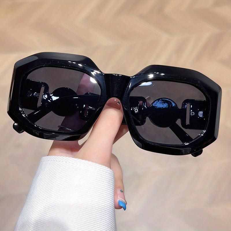 Oversized Block Frame Sunglasses UV400