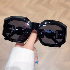 Oversized Block Frame Sunglasses UV400