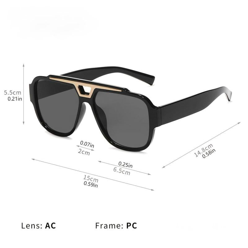 Large Frame Street Boho Sunshade Sunglasses