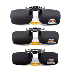 Polarized Clip On Sunglasses UV400 Lens for Driving Fishing Outdoor Sports