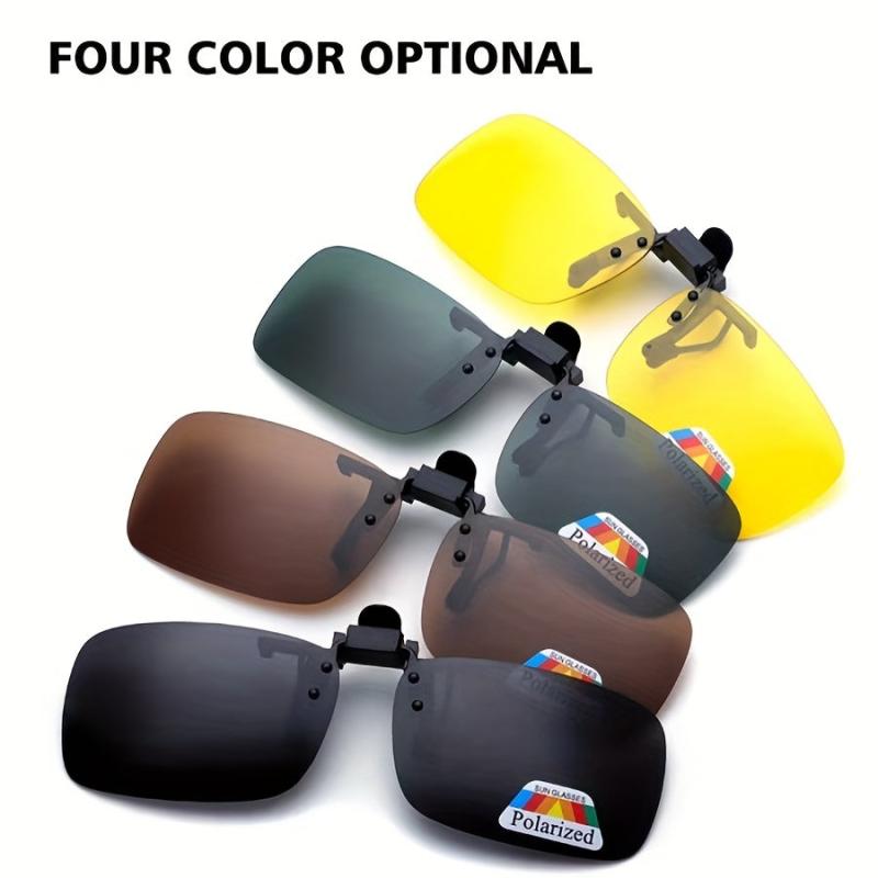 Polarized Clip On Sunglasses UV400 Lens for Driving Fishing Outdoor Sports