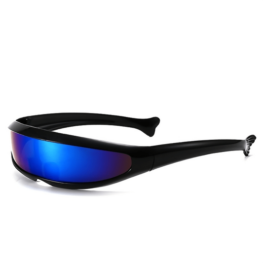 Men's Novelty Laser Glasses Integrated Lenses Sunglasses