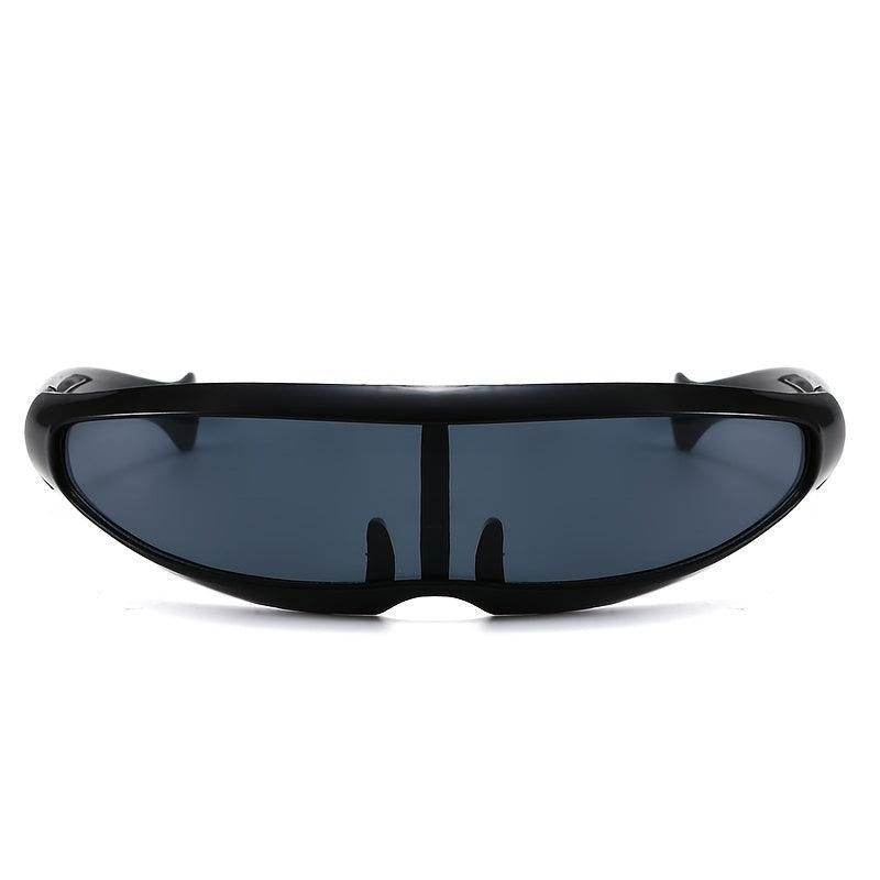 Men's Novelty Laser Glasses Integrated Lenses Sunglasses