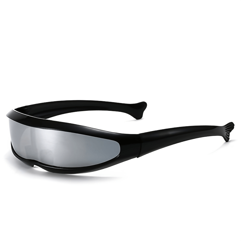 Men's Novelty Laser Glasses Integrated Lenses Sunglasses