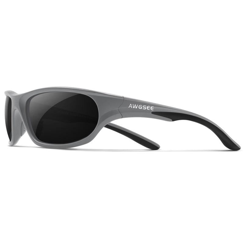 AWGSEE Polarized Sports Sunglasses For Men TR90 Frame 100 UV Protection