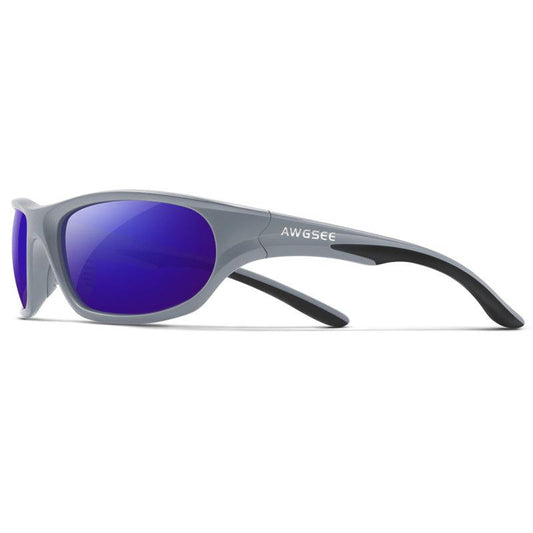 AWGSEE Polarized Sports Sunglasses For Men TR90 Frame 100 UV Protection