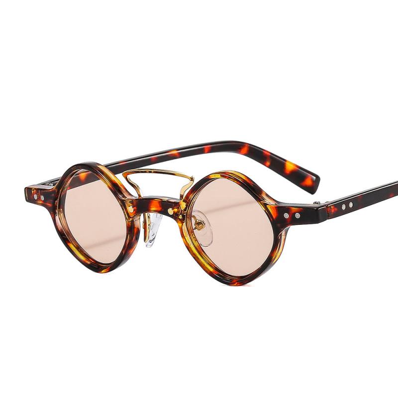 Men's Punk Hip Hop Small Frame Motorcycle Sunglasses