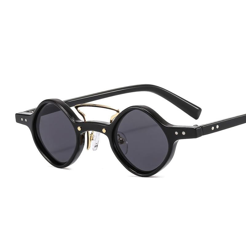 Men's Punk Hip Hop Small Frame Motorcycle Sunglasses