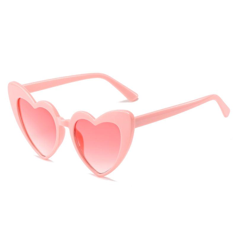 Heart Shaped Sunglasses Candy Frame UV Protection