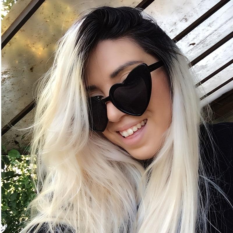 Heart Shaped Sunglasses Candy Frame UV Protection