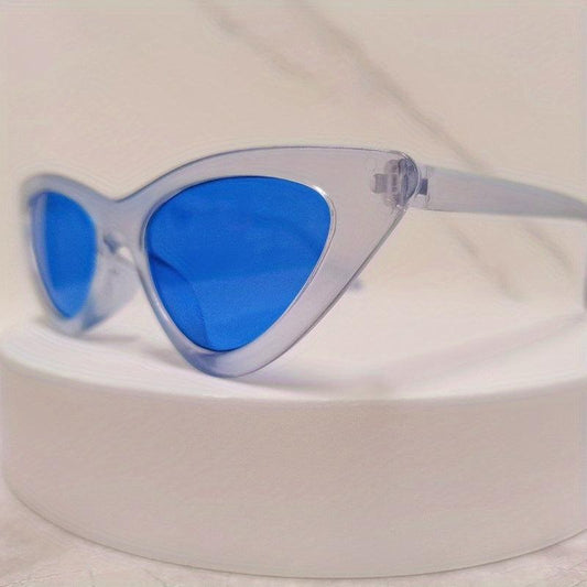 Vintage Narrow Cat Eye Sunglasses Clout Goggles Plastic Frame Sun Glasses
