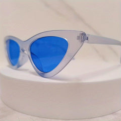 Vintage Narrow Cat Eye Sunglasses Clout Goggles Plastic Frame Sun Glasses