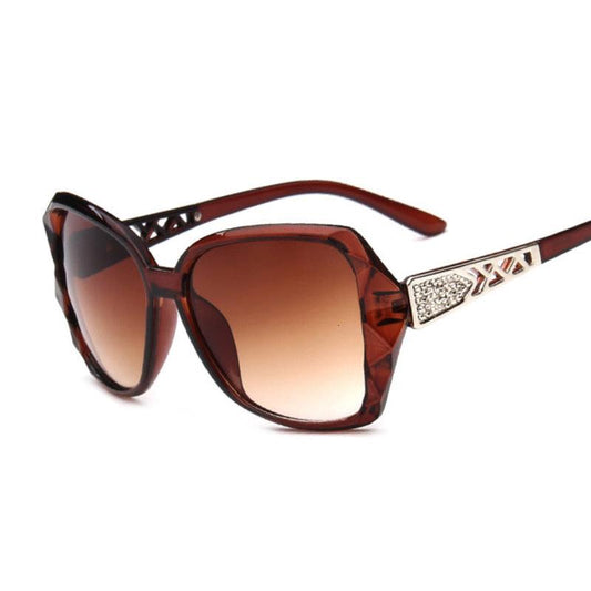 Oversized Tinted Lens Sunglasses UV Protection