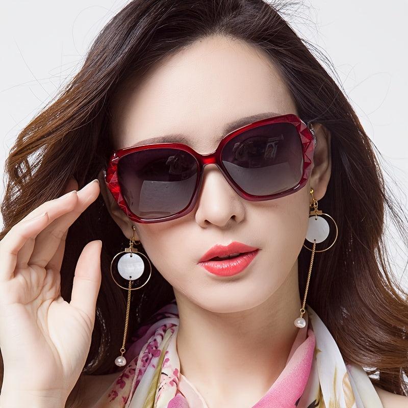 Oversized Tinted Lens Sunglasses UV Protection