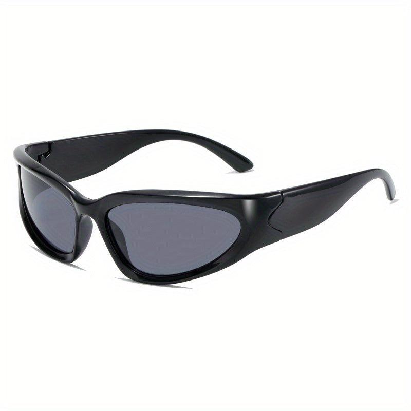 Y2K Oval Sunglasses Futuristic Sun Glasses UV400 Shades