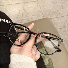 Oval Anti Light Glasses for Women Men