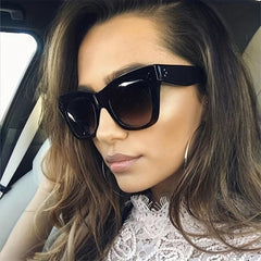 Oversized Leopard Sunglasses Vintage Sunshade UV Protection
