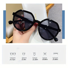 Round Sunglasses Retro Photo Booth Props Glasses UV400