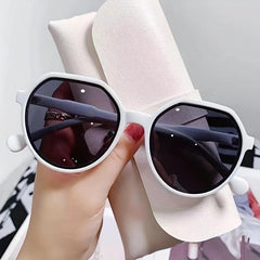 Round Sunglasses Retro Photo Booth Props Glasses UV400